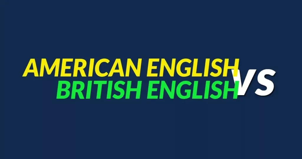 American English Vs British English One Minute English Video TopUp 