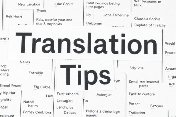 Translation Tips