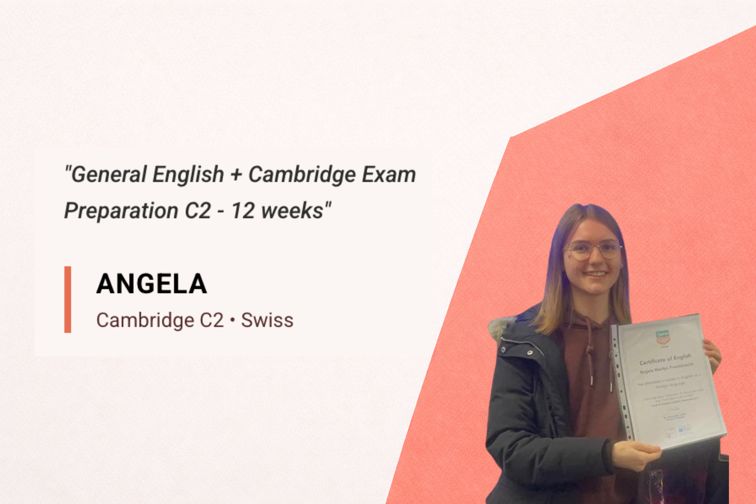 Angela Student TopUp Achiever