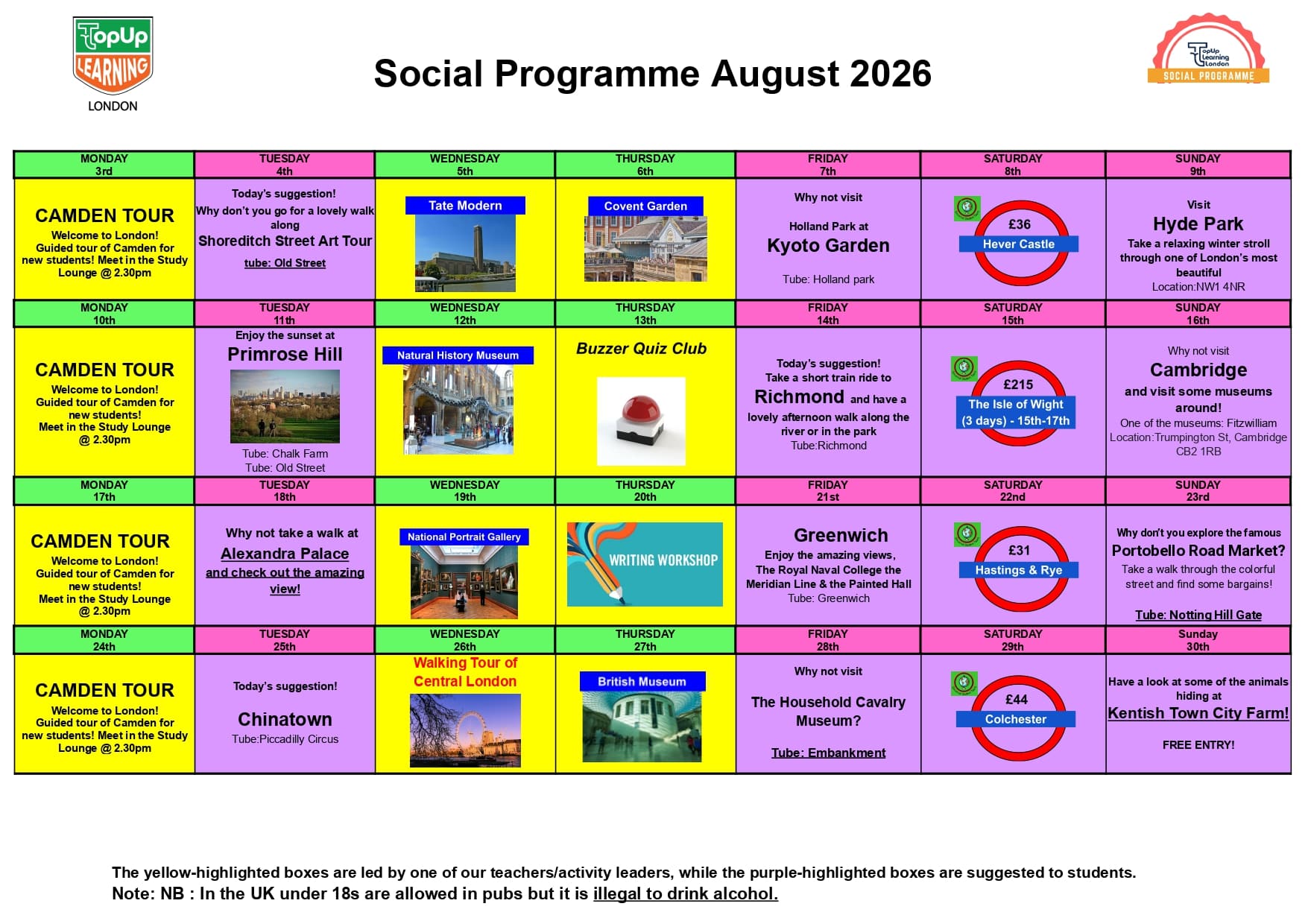 Social Programme August 2026 V2.